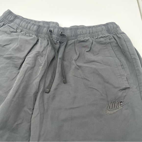 Nike Joggers Men’s XXL Lightweight Cotton Blend Athletic Pants Swoosh Dark Gray - Picture 4 of 13